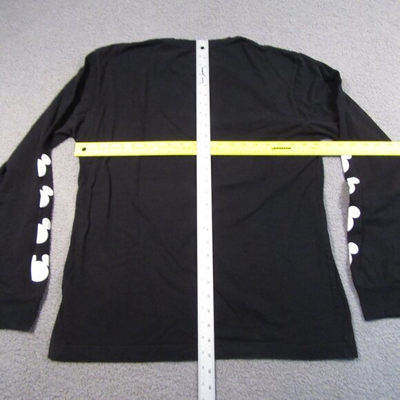Disney Men's Long Sleeve T-Shirt Large Black Mickey Mouse Graphic Print Shirt - Picture 8 of 9